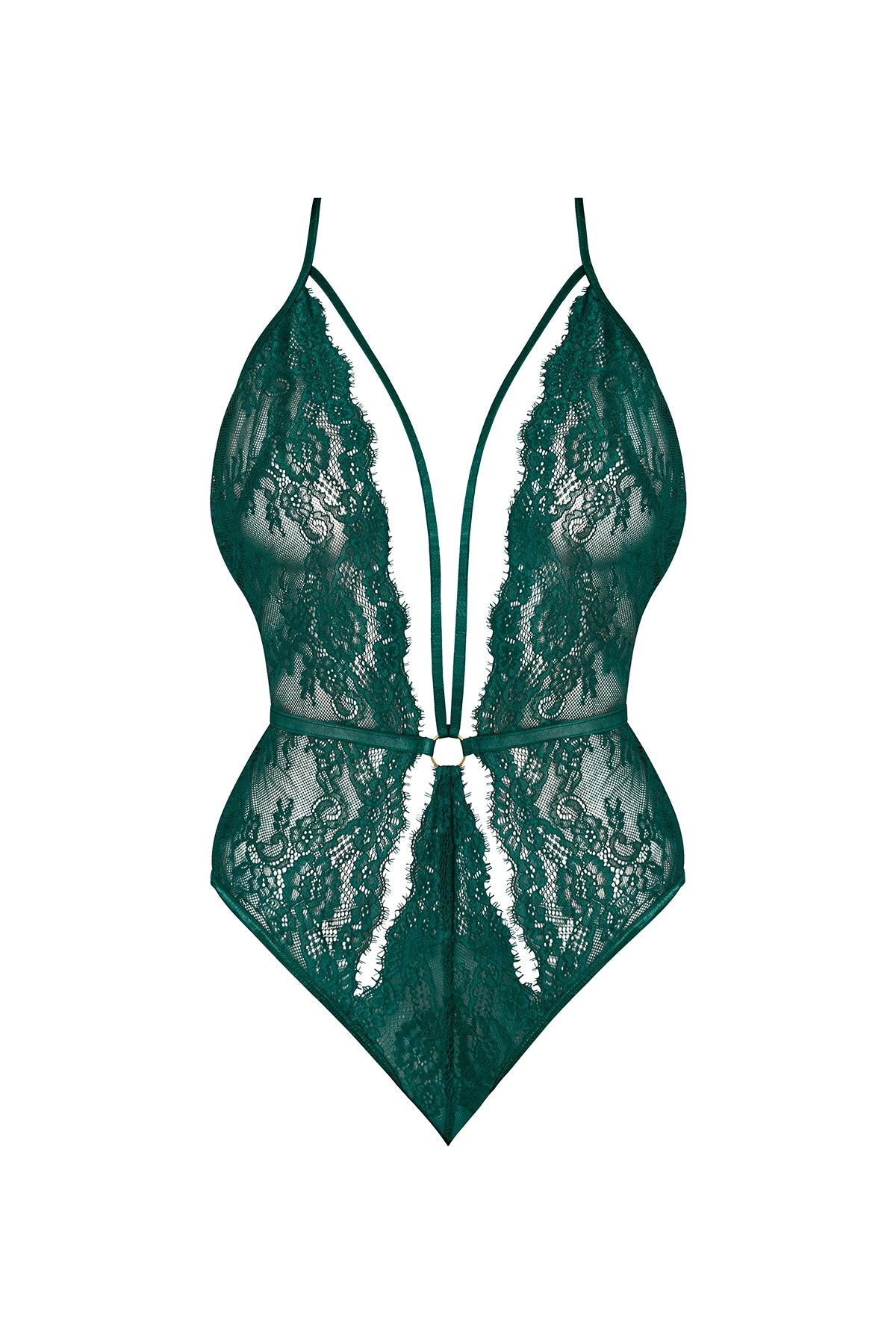 Magic Silk Evermore Plunge Teddy Emerald