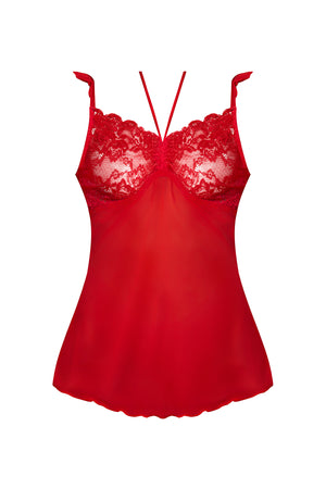 Magic Silk Sugar High Babydoll & Thong Set Red