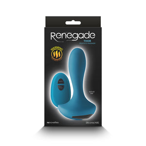 Renegade Thor Prostate Remote Control Vibrating & Warming Massager Teal