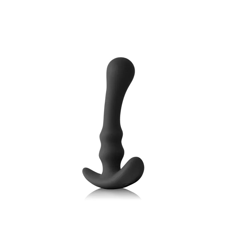 Renegade Pillager III Anal Plug with Curved Base Black