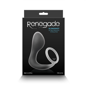 Renegade Slingshot Penis Ring & Prostate Stimulator Black