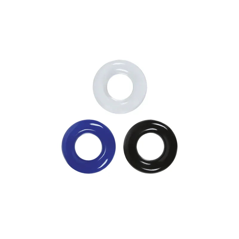 Renegade Stamina Super Stretchy Penis Rings 3 Pack