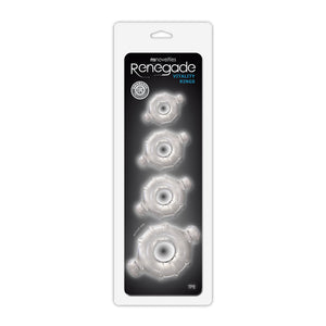 Renegade Vitality Multi Size Penis Rings 4 Pack