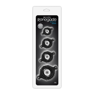 Renegade Vitality Multi Size Penis Rings 4 Pack