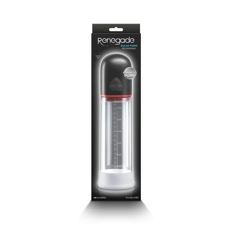 Renegade Bulge 3 Suction Mode Vibrating Penis Pump - Romantic Blessings Renegade Bulge 3 Suction Mode Vibrating Penis Pump - Romantic Blessings