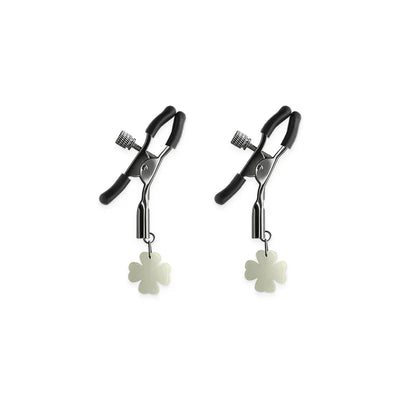 Bound Screw Adjust Tweezer Style Nipple Clamps with Pendant G4 Gunmetal