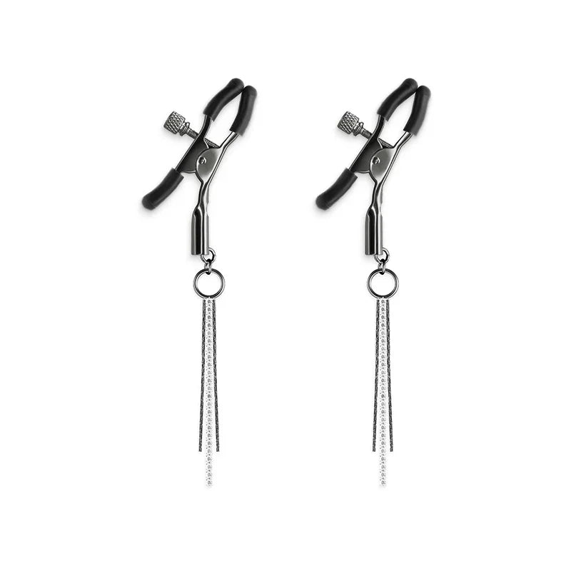 Bound Screw Adjust Tweezer Style Nipple Clamps D3 Gunmetal