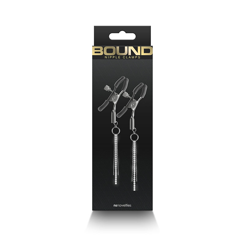Bound Screw Adjust Tweezer Style Nipple Clamps D3 Gunmetal