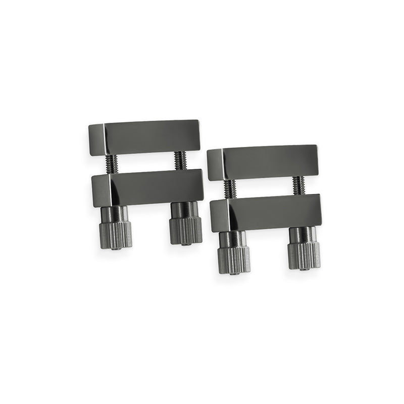 Bound 304 Stainless Steel Bar Style Nipple Clamps V1 Gunmetal