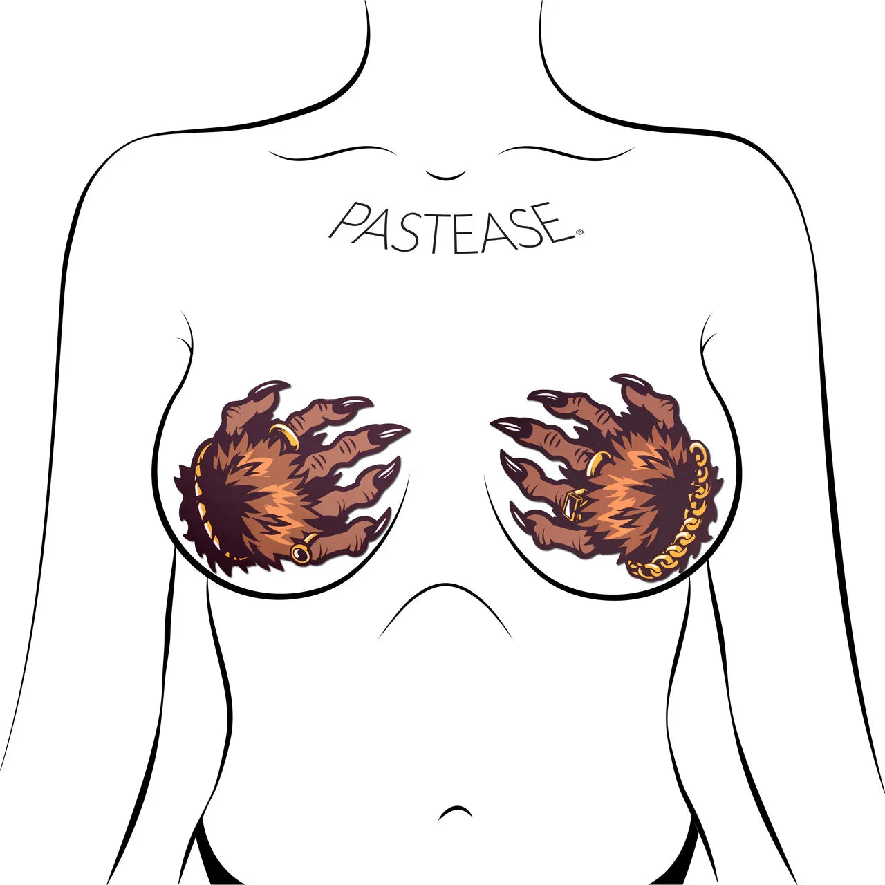 Pastease Monster Hands Halloween Pasties