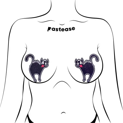 Pastease Scaredy Cat Hissing Kitty Halloween Pasties