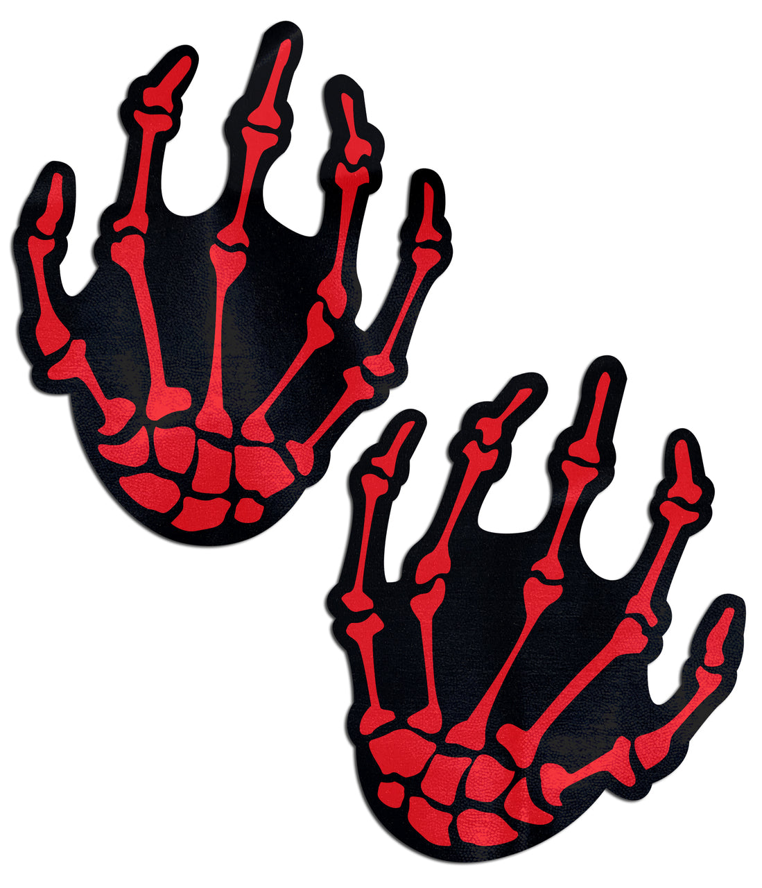 Pastease Red Skeleton Hands Halloween Pasties