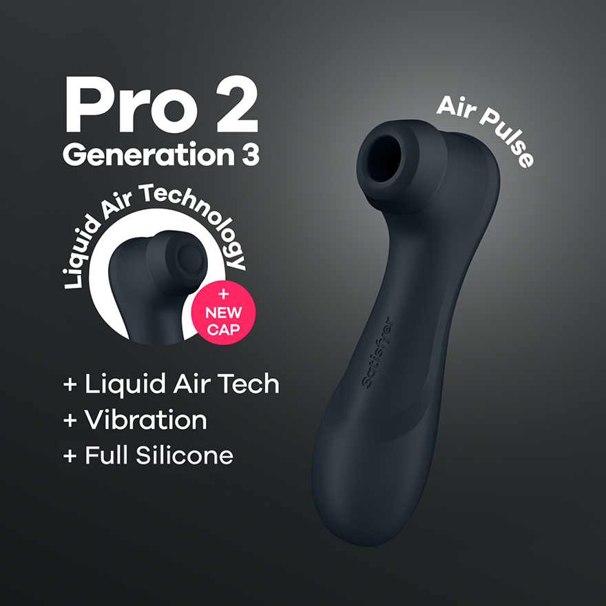 Satisfyer Pro 2 Generation 3 Silicone Air Pulse Clitoral Stimulator