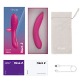 We-Vibe Rave 2 USB Rechargeable G Spot Vibrator with We-Connect App
