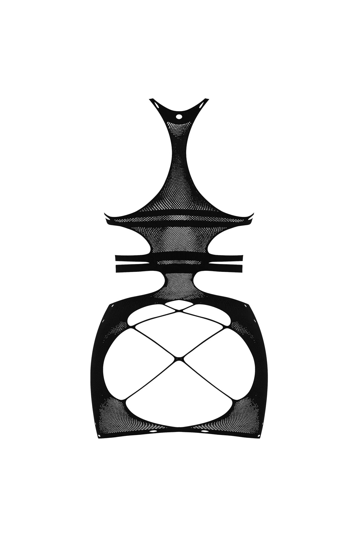 Magic Silk Seamless Halter Dress Black OS