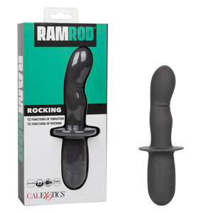 Calexotics Ramrod Rocking Dual Motor 12 Function Vibrator Gray