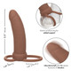 Performance Maxx Rechargeable Silicone Thick Vibrating Dual Penetrator Extender