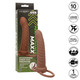 Performance Maxx Rechargeable Silicone Ribbed Vibrating Dual Penetrator Extender