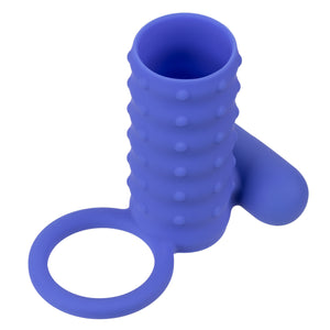 Silicone Rechargeable Endless Desires Girth Enhancer Penis Ring Blue