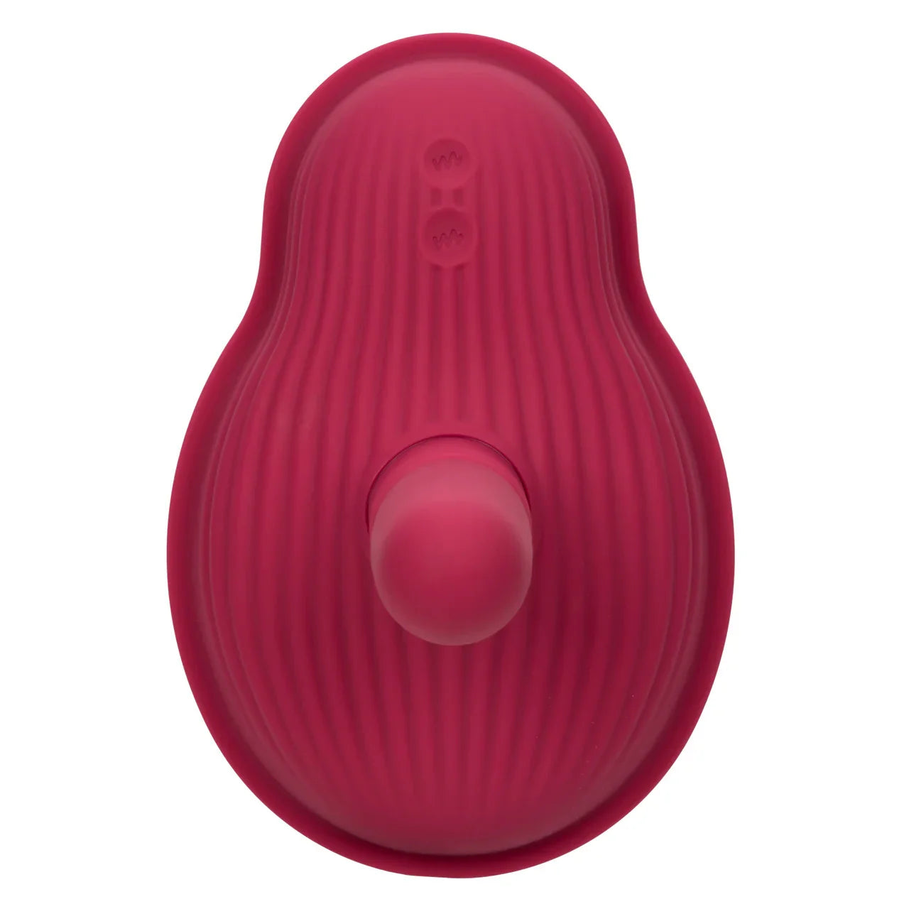 Dual Rider Rechargeable Silicone Remote Control Thrust & Grind Massager Red