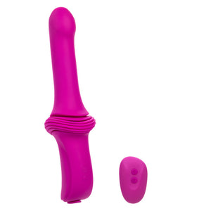 Overdrive Remote Control Rechargeable Silicone 10 Speed 5 Function Sex Machine Ridge Thruster