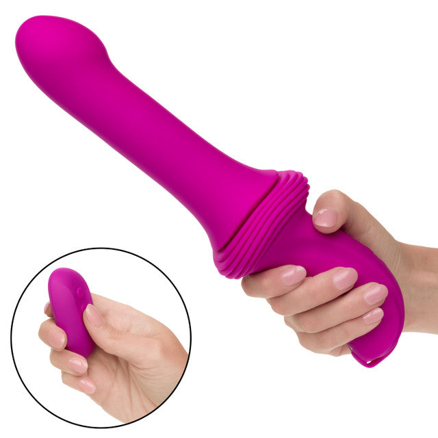 Overdrive Remote Control Rechargeable Silicone 10 Speed 5 Function Sex Machine Ridge Thruster