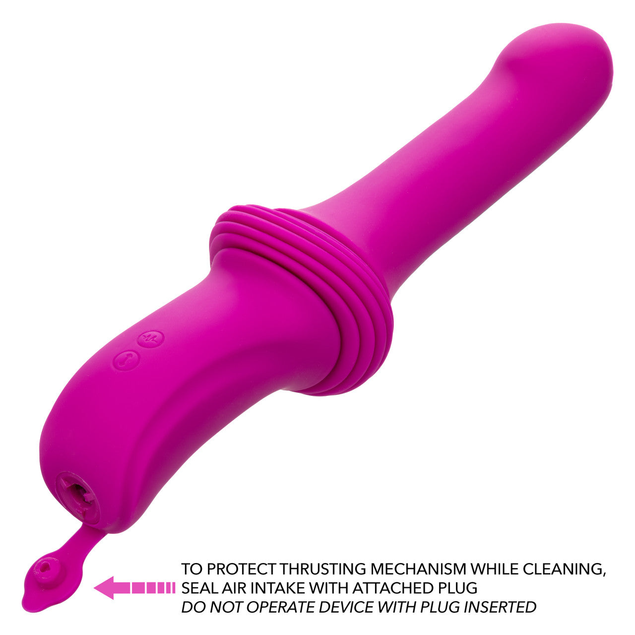 Overdrive Remote Control Rechargeable Silicone 10 Speed 5 Function Sex Machine Ridge Thruster