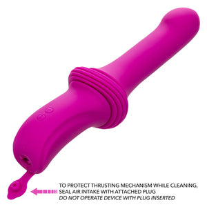 Overdrive Remote Control Rechargeable Silicone 10 Speed 5 Function Sex Machine Ridge Thruster