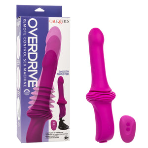 Overdrive Remote Control Rechargeable Silicone 10 Speed 5 Function Sex Machine Ridge Thruster