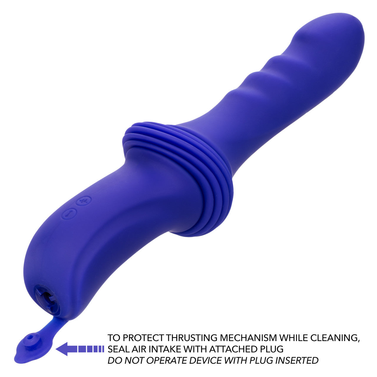 Overdrive Remote Control Rechargeable Silicone 10 Speed 5 Function Sex Machine Ridge Thruster