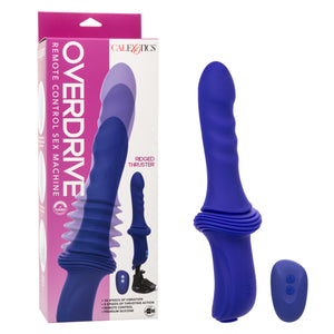 Overdrive Remote Control Rechargeable Silicone 10 Speed 5 Function Sex Machine Ridge Thruster