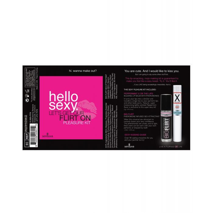 Sensuva Hello Sexy Let's Get Our Flirt On Pleasure Kit