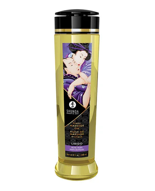 Shunga Erotic Massage Oil Libido Exotic Fruits 8 Oz