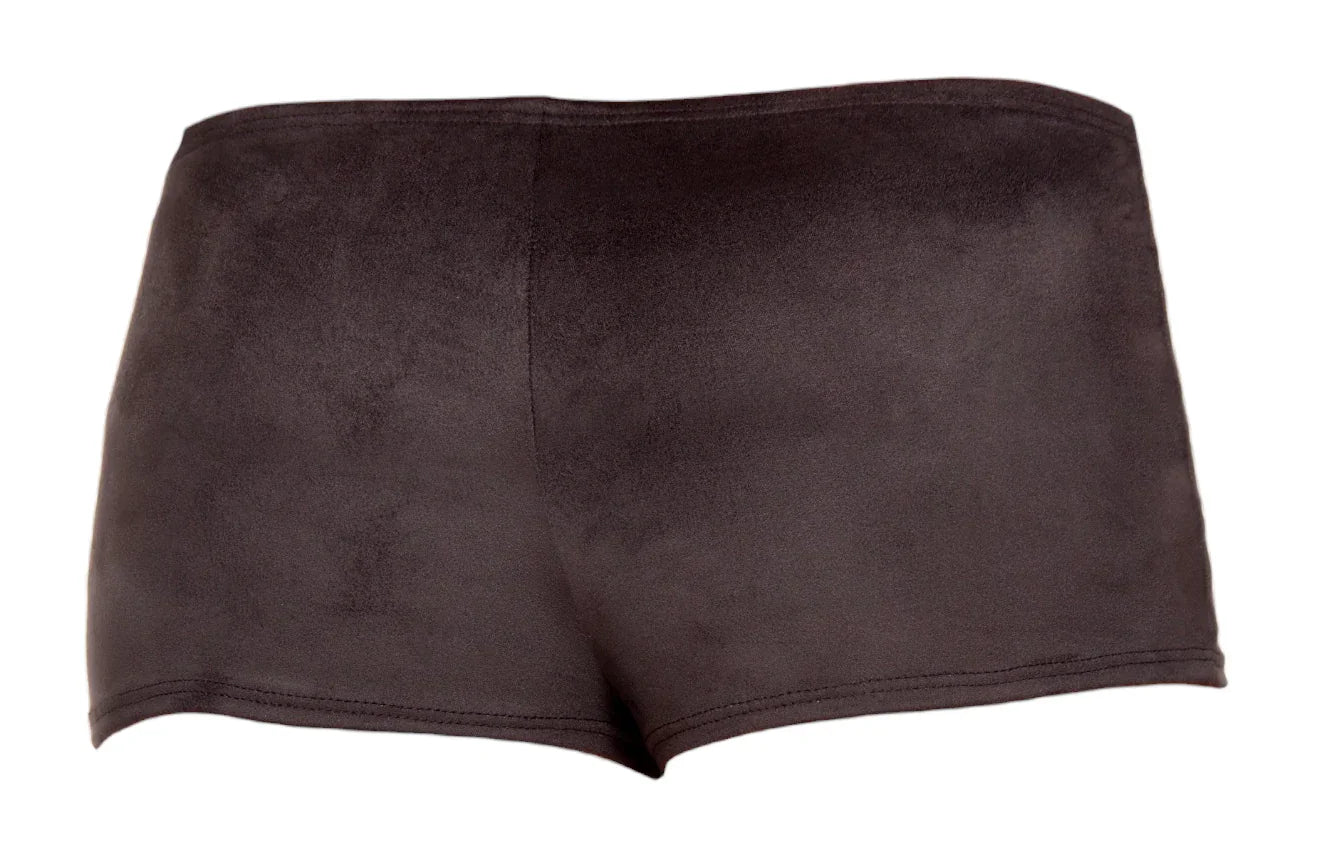 Roma Costume Women's Suede Boy Shorts Black