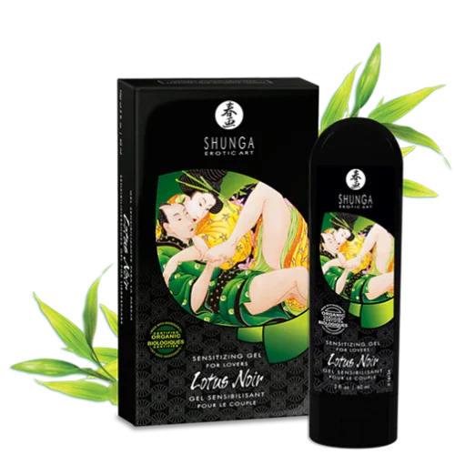 Shunga Lotus Noir Clitoris & Penis Sensitizing Gel for Lovers 2 Oz