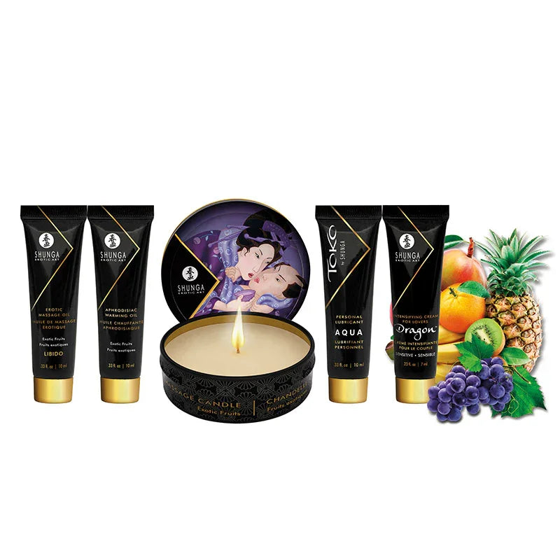 Shunga Geisha Secrets Collection Kit Exotic Fruit