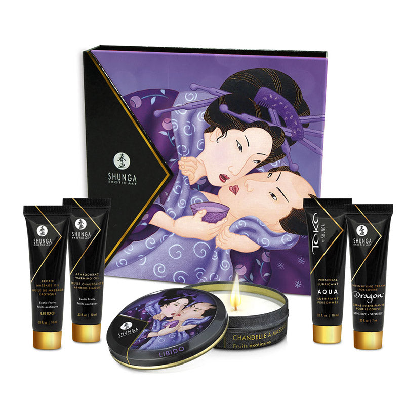 Shunga Geisha Secrets Collection Kit Exotic Fruit