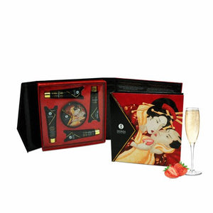 Shunga Erotic Art Geisha's Secrets Sparkling Strawberry Wine Kit