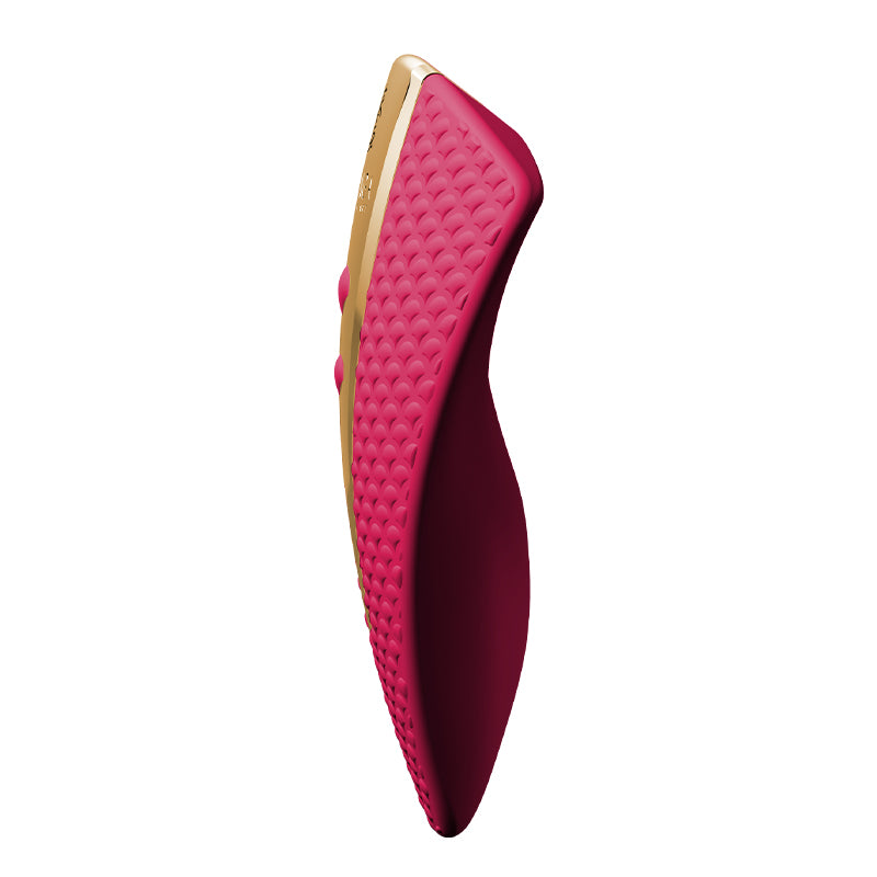 Shunga Obi Intimate Massager Palm Size Clitoral Vibrator Raspberry