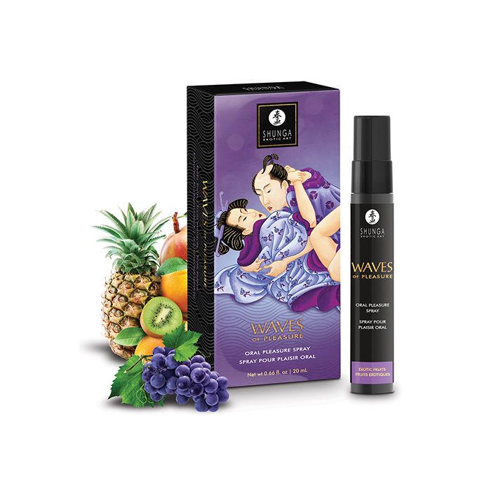 Shunga Waves of Pleasure Oral Pleasure Spray .66 oz Exotic Fruits