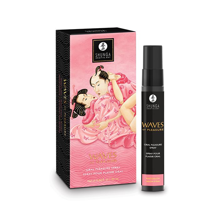 Shunga Waves of Pleasure Oral Pleasure Spray .66 oz Watermelon