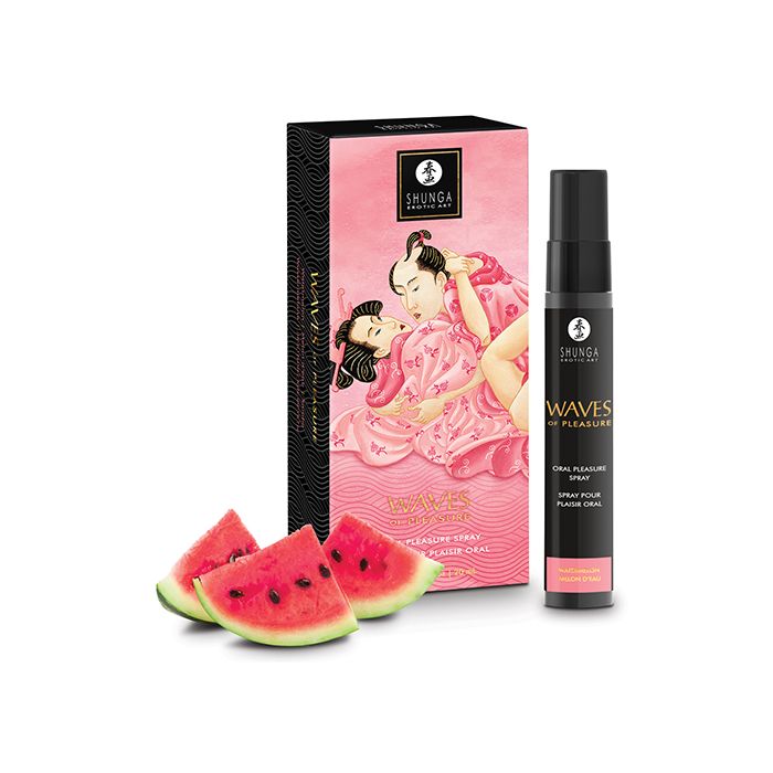 Shunga Waves of Pleasure Oral Pleasure Spray .66 oz Watermelon