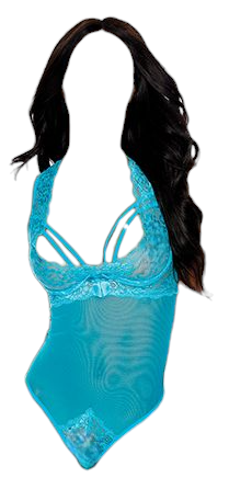 Shirley of Hollywood Lace & Mesh Underwire Teddy Turquoise