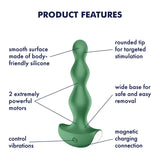 Satisfyer Lolli-Plug 2 Silicone Beaded 12 Level Anal Plug and Vibrator
