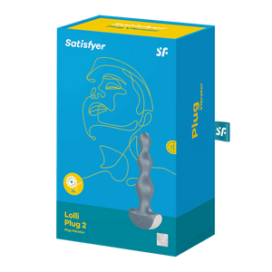 Satisfyer Lolli-Plug 2 Silicone Beaded 12 Level Anal Plug and Vibrator