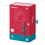 Satisfyer Lolli-Plug 1 Silicone Beaded Anal Plug with 2 Powerful Motors