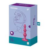 Satisfyer Lolli-Plug 1 Silicone Beaded Anal Plug with 2 Powerful Motors