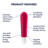 Satisfyer Ultra Power Bullet 1 Rechargeable Silicone 12 Level Bullet Vibrator