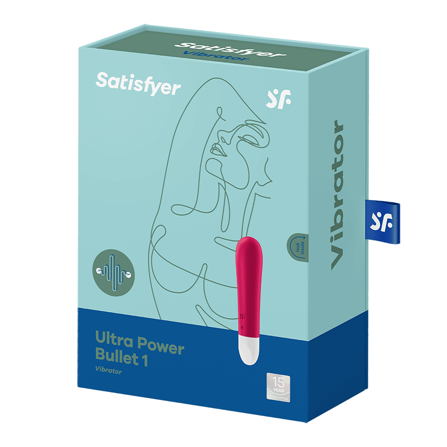 Satisfyer Ultra Power Bullet 1 Rechargeable Silicone 12 Level Bullet Vibrator