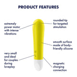 Satisfyer Ultra Power Bullet 1 Rechargeable Silicone 12 Level Bullet Vibrator